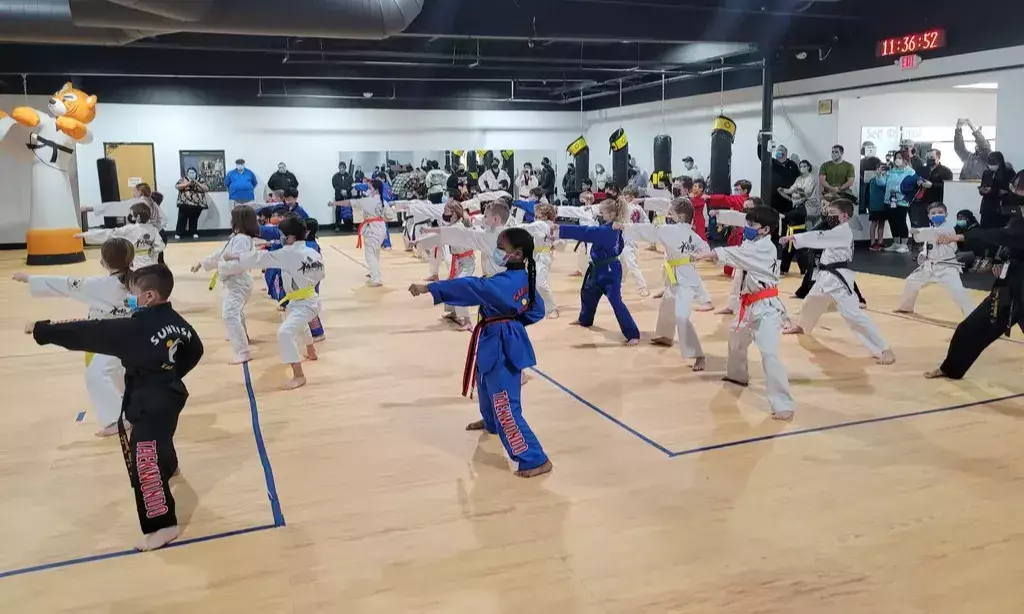 Sunrise TaeKwonDo class training in Portland